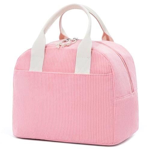Image of LOVELYWIND Lunch Box for Women Cute Lunch Bags for Women Lunch Tote Bags Reusable Insulated Lunch Box Large Capacity Reusable Insulated Cooler for Work or Travel Gifts or Beach