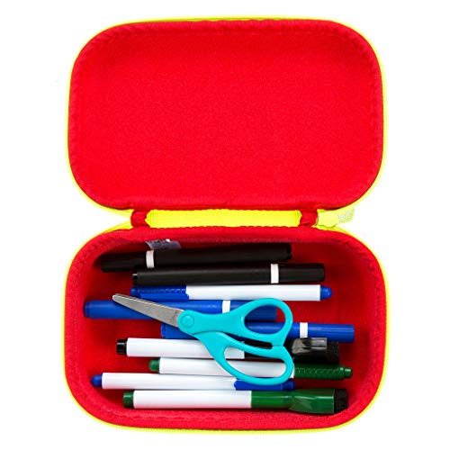 ZIPIT ZPP-GT-SPR Colorz Box & Glasses Case Set, Green Triangles