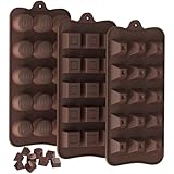 3 verschiedene Designs für kreative Kreationen:Dieses Set enthält drei Formen mit einzigartigen Mustern, ideal für Pralinen, Bonbons oder Kuchen-Dekorationen. Bringen Sie Ihre Backideen auf ein neues Level!