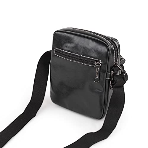 Bandolera hombre Lois Desert con correa ajustable y cierres seguros 4