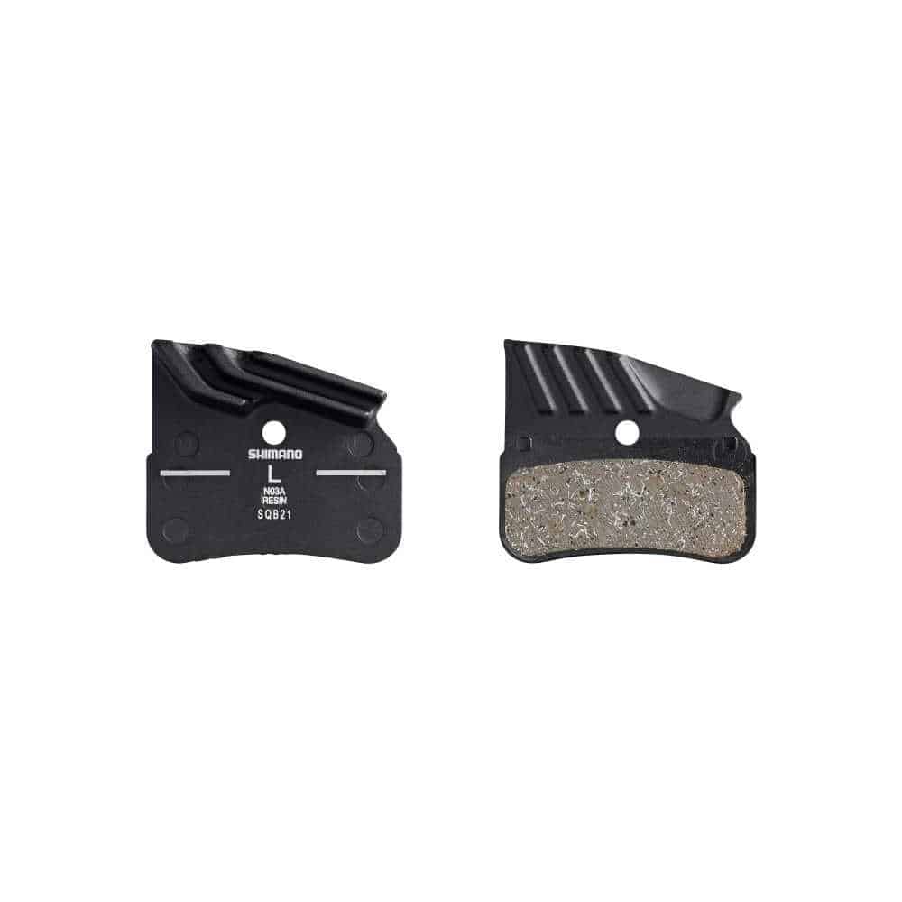 Shimano Disc Brake Pads – Bicycle Resin Pad Set for Hydraulic Systems – N03A with Cooling Fins