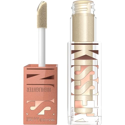 Maybelline Highligher, New York, Sunkisser, Liquid Highlighter Blush, Cheek Colour, Ultra-Blendable, Lightweight