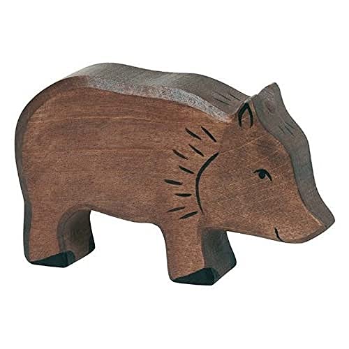 image for Goki Holztiger Boar Toy Figure, Brown, Large