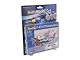 Plastics Revell Modellbausatz Flugzeug 1:72 - P-47M Thunderbolt im Maßstab 1:72, Level 4, originalgetreue Nachbildung mit vielen Details, , Model Set mit Basiszubehör, 63984