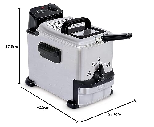 Friteuse semi-professionnelle Tefal Oleoclean compacte avec thermostat