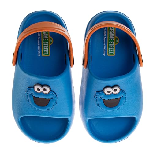 Sabots Sesame Street faciles à enfiler - Chaussures d'été imperméables anti-glisse