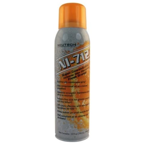 NI-712 Odor Eliminator, Orange Continuous Spray, 1 Can Cover