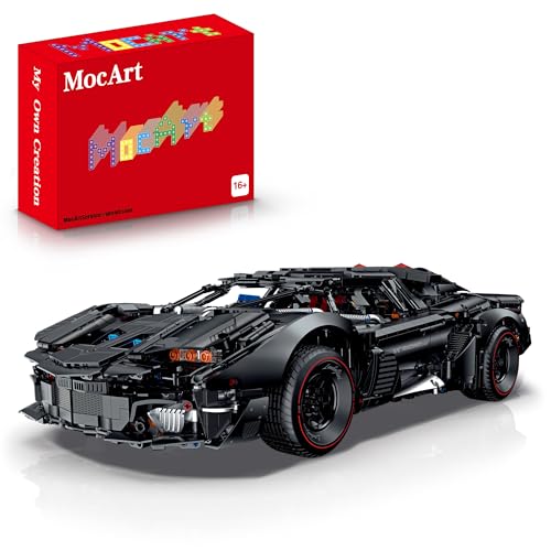 MocArt 10618 Technik Sportwagen Bausteine, 4290 Teile, 1:8 MOC Hypercar Klemmbausteine ​​Bausatz,...