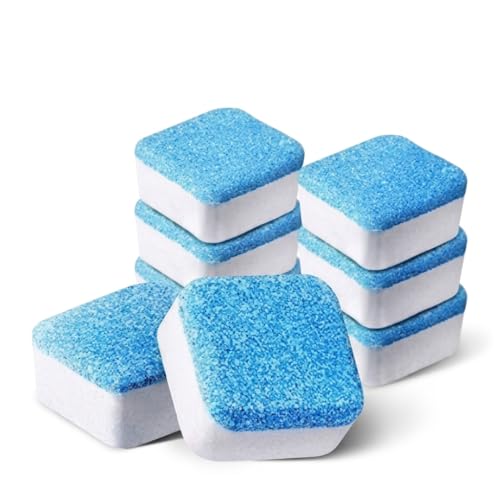 Image of Zerfa Pack of 70 Washing Machine Deep Cleaner Tablets, Descaling Powder Tablets for All Company's Front & Top Load Machine, for Automatic Cleaning of Tub & Drum Stain Remover (15g Each | 1kg Total)