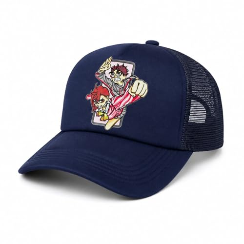 Image of faas Half Mesh Trucker Cap | Unisex Mesh Design | Adjustable Snapback Sports Cap for Men & Women-1pcs