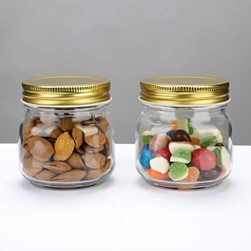 Encheng 8 Oz Glass Jars With Lids,Ball Regular Mouth Mason Jars For Storage,Canning Jars For Caviar,Herb,Jelly,Jams,Honey,Dishware Safe,Set Of 24 … … #TOP5