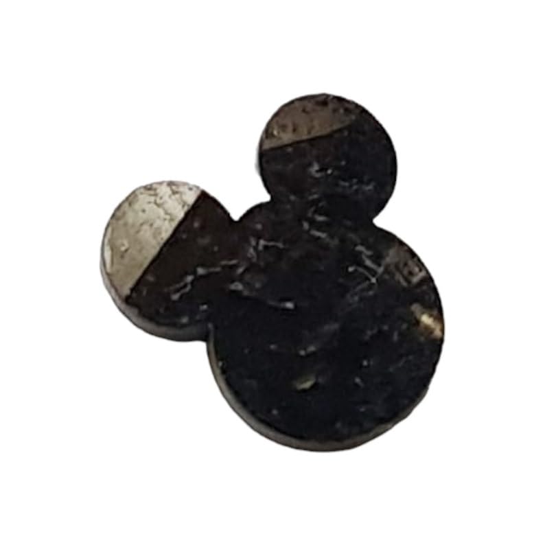 Pendentif Mickey Mouse en diamants sel et poivre foncé pour femme PDD604