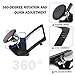 LLKUANG 360-Degree Rotary Cell Phone Holder Mobile Phone Mount for BMW 3 Series E90 E91 E92 E93 2005-2010 2011 2012(Aluminium Alloy)