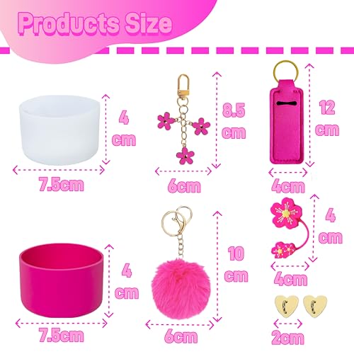 Klasikok Silicone Boots for Stanley 40oz Pink Passion Pink - Image 3