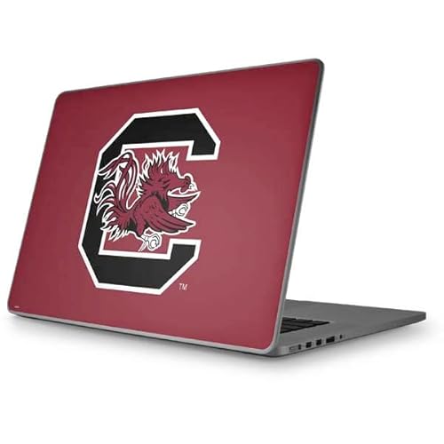 Skinit Decal Laptop Skin Compatible with MacBook Pro 15 (2011-2012) - Officially Licensed College South Carolina Gamecocks Logo Red Design