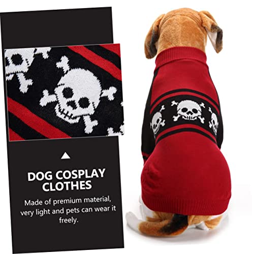 Disfraz Halloween para Perro KESYOO Diseño Calavera XL miniatura 4