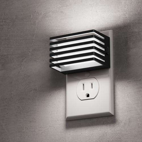 Image of L LOHAS LED Night Lights Plug into Wall, 2 Pack Modern Night Light with Dusk to Dawn Sensor, Dimmable Plug in Night Light, Adjustable Brightness, for Bedroom Bathroom Hallway