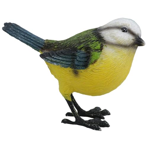 Mésange bleue déco jardin figurine oiseau en résine extérieure AB Tools durable