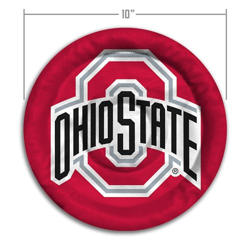 Image of YouTheFan NCAA Ohio State Buckeyes Flimzee Bean-Bag Flying Disc