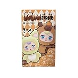 KILA MILA MM Plush Keychain Blind Box,Cute Milk Candy Keychain Mysterious Key Decoration Backpack Pendant Surprise Gift (Random 1pcs)