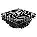 ID-COOLING IS-55 Black CPU Cooler Low Profile 57mm Height CPU Air Cooler 5 Heatpipes 120x120x15mm Slim Fan, CPU Fan for Intel LGA1851/1700/115X/1200; AMD AM4/AM5