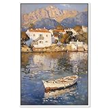 offshore vintage Remarque : combinant style contemporain et élégance classique, cette toile encadrée sophistiquée dispose d'un design emblématique paysage noir et nature qui transformera votre espace