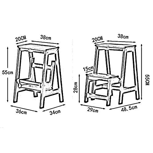 Tabouret d'échelle pliante pour atteindre les hauteurs sans risque de chute - 3