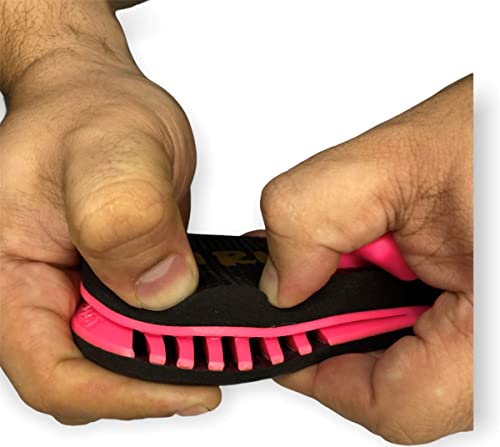 Chinelo Feminino Com Salto DuRio Air Para Esporão Fascite Plantar Ortopédico Vegano (Rosa, G, br_foo