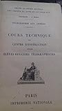 centre instruction artillerie fes  Cours technique du centre d\'instruction pour élèves*officiers radiotélégraphistes : 3ème partie Description des appareils de T.S.F.