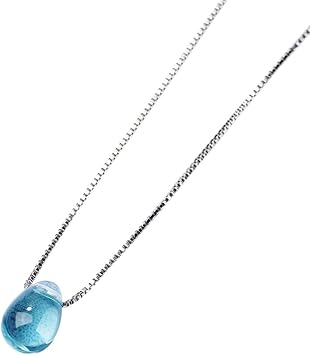 HXZASFG women's jewelry New For Trendy 2025 New In 925 Sterling Silver Blue Lucky Crystal Pendants Necklaces For Women Fashion Luxury Designer Jewelry Fashion Accessories Creative Gift jewlery