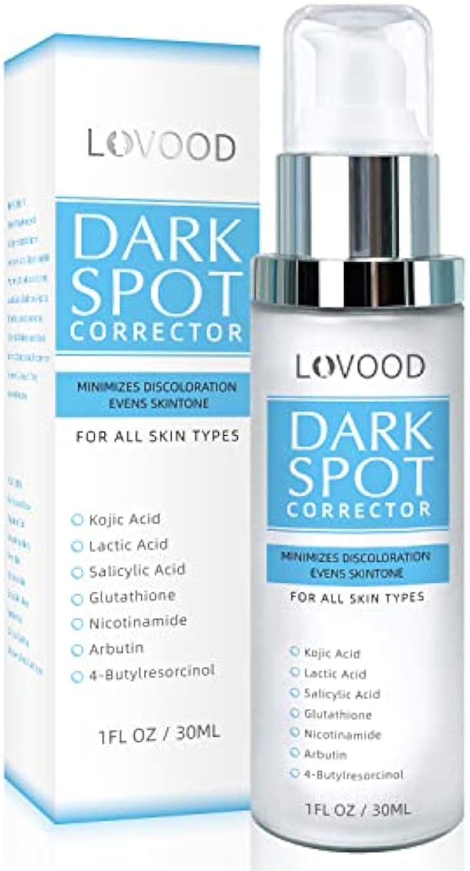 LOVOOD Dark Spot Corrector, Dark Spot Remover For Face and Body Serum Formulated with Advanced Ingredients for Hyperpigmentation, Melasma, Freckle, Sun Spots Brown Spots Stubborn Spots Removal for All