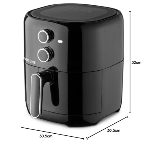 Fritadeira Elétrica Air Fryer 4,2L 1500W 127V Preto Multi - CE190