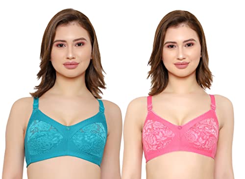 Image of Women Net Non-Padded Wire Free Regular Bra