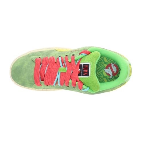 PUMA Mens Suede XL Ghostbusters Slimer Lace Up Sneakers Shoes Casual - Green4