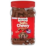 Milk-Bone Soft & Chewy Dog Treats, Beef & Filet Mignon Recipe, 25 Ounce