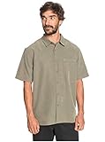 Quiksilver Waterman Men's Centinela 4 Woven Shirt, Deep Lichen Green Centinella, XL