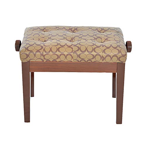 IBOWZ Banquette Piano Banc,Tabouret Piano Tabouret de Piano Réglable en Hauteur Banc de Clavier pour Une Personne avec Coussin Rembourré Doux, Motif Marron Vintage Rétro Classique - Les Beatles, Paul McCartney, John Lennon, RIngo Starr, George Harrison IBOWZ Banquette Piano Banc,Tabouret Piano Tabouret de Piano Réglable en Hauteur Banc de Clavier pour Une Personne avec Coussin Rembourré Doux, Motif Marron Vintage Rétro Classique