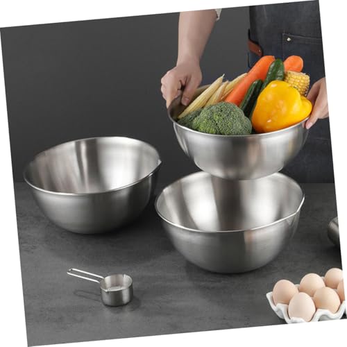 Bowl de acero inoxidable para mezclar de gran capacidad miniatura 6