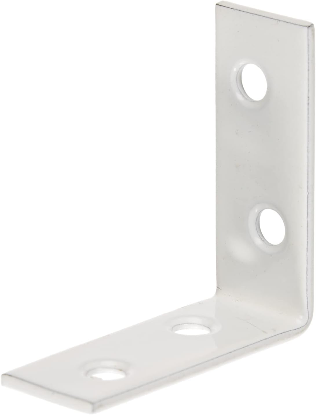 ALBERTS Chair Brackets (Pack of 12) 40 x 40 x 15 mm White Steel Corner Mount