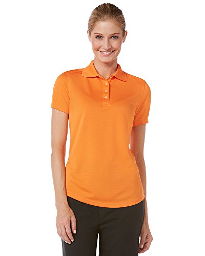 Callaway Women's Short Sleeve Opti-Dri Stretch Core Performance Golf Polo Shirt, Moisture-Wicking (Available in Plus), Mandarin Orange, Small - image 1