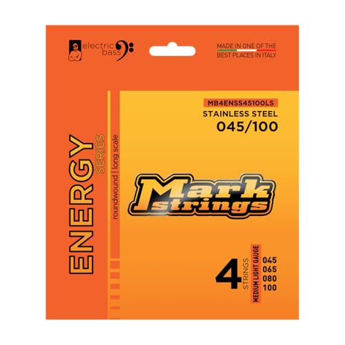 Cordes basse 4 cordes Markbass Energy 45/100 contre le son sourd