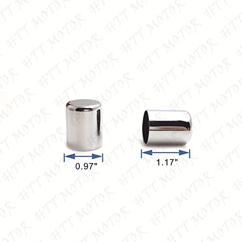 HTTMT - For 2009-2016 Harley Touring 48225-10 Docking Hardware Cover Point Kit Chrome [P/N: MT503-DHC-CD1] - Thumbnail 3