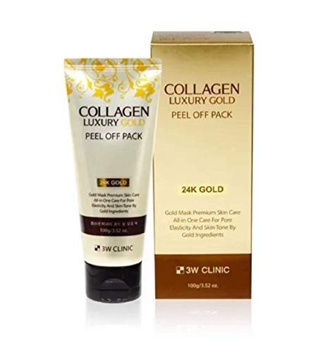 �y�؍� 3W CLINIC�zCOLLAGEN LUXURY GOLD PEEL OFF PACK 100g