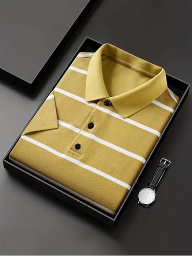 Image of TAGAS Men's Short Sleeve Polo Shirt, Button Up Collar | T-Shirt for Mens | Casual T Shirt for Men | (MT-7)