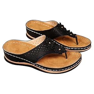 Orthopedische teenslippers | Geklede teenslippers met verstelbare voetboogsteun,Slippers voor dames met voetboogondersteuning Travel sandalen Qihuyi
