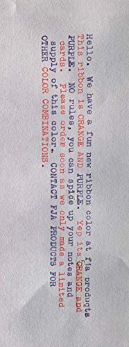 Cinta universal para máquina de escribir morada y naranja miniatura 5