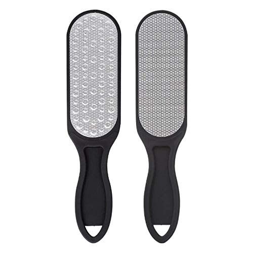 ROSENICE Escofina Lima de Pies Lima de Callos Acero Inox Doble Cara 1 Pieza