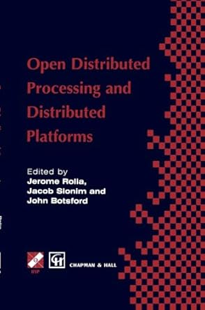 Buy Open Distributed Processing and Distributed Platforms (IFIP ...