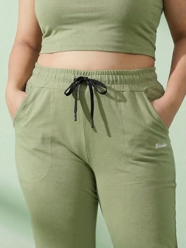 Image of BLINKIN Ankle Length Plus Size Cotton Track Pant for Woman | Ultimate Summer Lowers & Pajama for Women Pack of 2 (combo-plus-86)