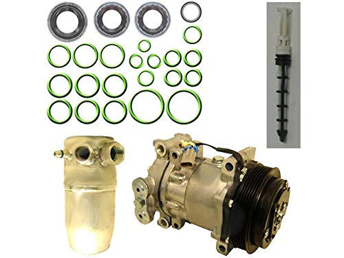 Marketplace Auto Parts A/C Compressor Kit - with New Compressor, Accumulator/Drier, Front Expansion Valve, and O-ring Seal Kit - Compatible with 1996-